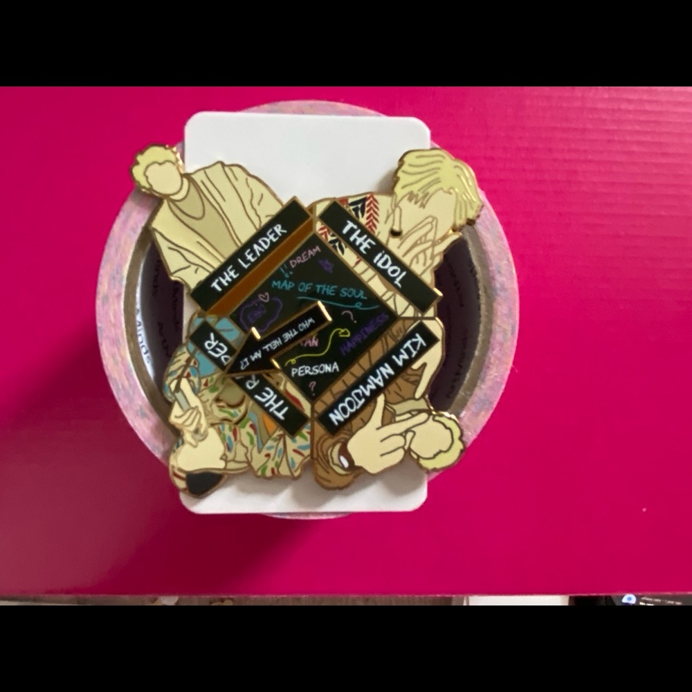 BTS Enamel Kpop Pin Namjoon Persona Spinning Pin